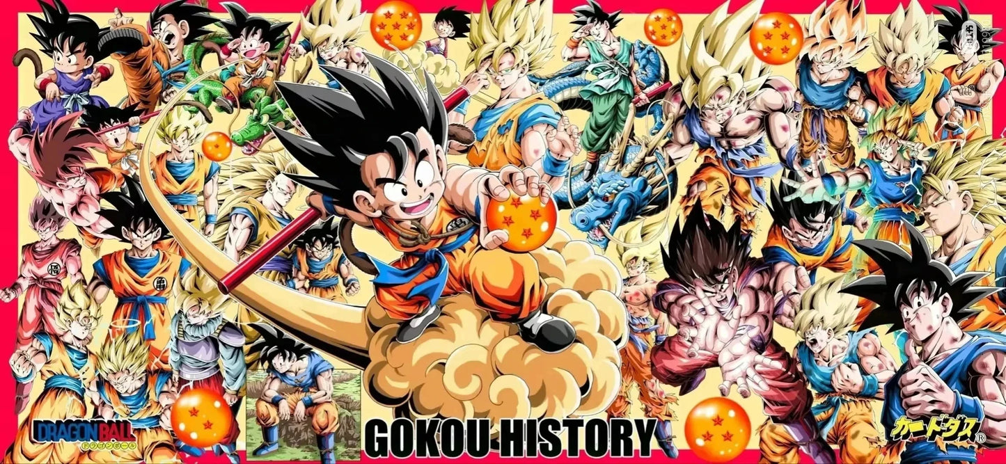 2026 Summer Dragon Ball Series Oversized T-shirt  100_ Cotton High Quality  Unisex Retro Casual & Breathable for Adults & Kids
