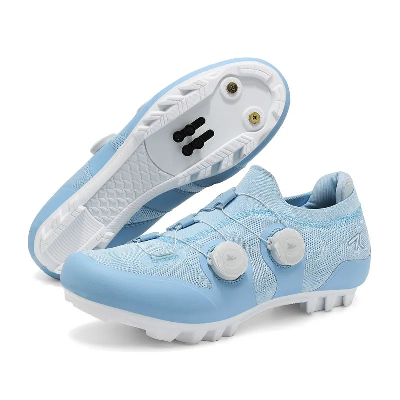 Professional Men Cycling MTB Shoes Route Cleats Speed Road Bike Sneaker Racing Women Flat Bicycle Mountain Spd Biking Footwear