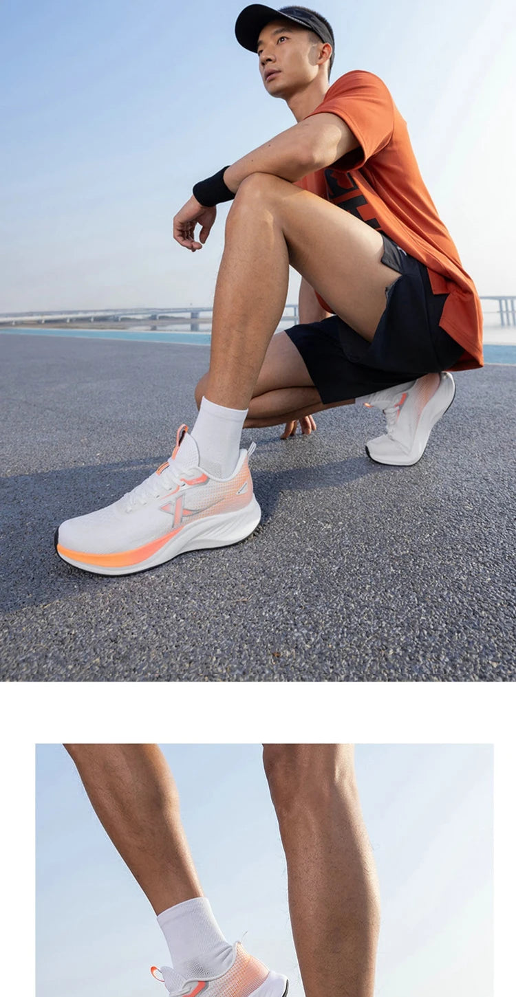 Xtep Light Wing 3 Laufschuhe für Herren – Sommermode, gepolstert, stoßdämpfend, leicht, moderne Sneaker 875219110034