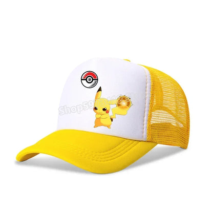 Pokémon baseball sapka Pikachu Charizard Gengar anime csúcsos sapka gyerek felnőtt nyári szabadtéri sport sapkák fiú alkalmi divat sapka ajándék
