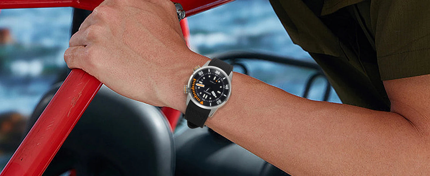BERNY Automatic Professional Diving Watch for Men Super Luminous Scratch-resistant Sapphire Lens Top Mechanical Diver Watches
