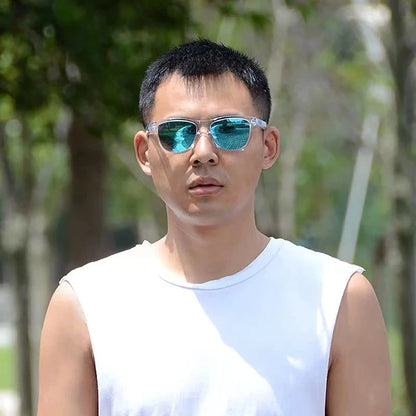 KLASSNUM 2026 Sunglasses Man Anti-uv Sun Glasses Coating Lens Driving Fishing UV 400 Protection Outdoor Sports Shades New In
