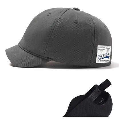 Nagy fejméretű, hátul zárt, 5 cm-es rövid karimájú baseball sapka férfiaknak, hálós, testre szabott sapkák, rugalmas, teljesen zárt sapkák, 56–60 cm, 61–65 cm