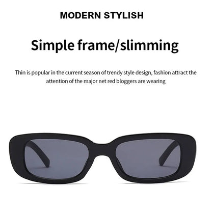 Square Frame Y2K Sun Glasses  Candy Color Rectangle Sunglasses Fashion 90’s Eyewear for Women Men