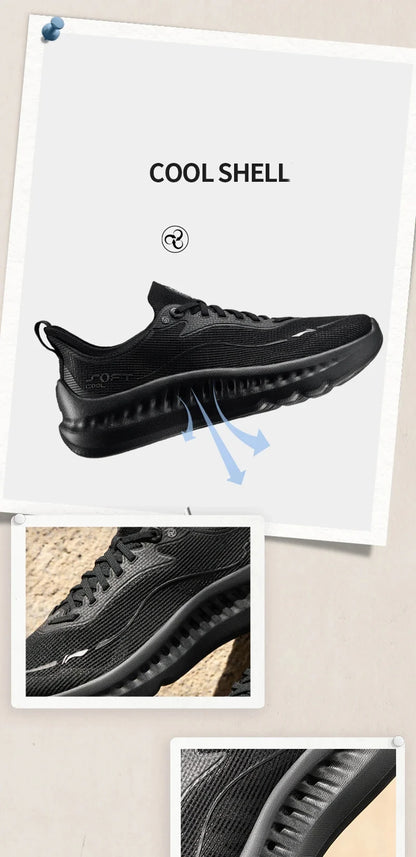Li-Ning Men's SOFT COOL 2 Lifestyle Shoes COMFOAM MAX Cushion COOL SHELL Breathable Support LiNing Casual Sneakers AGLV009