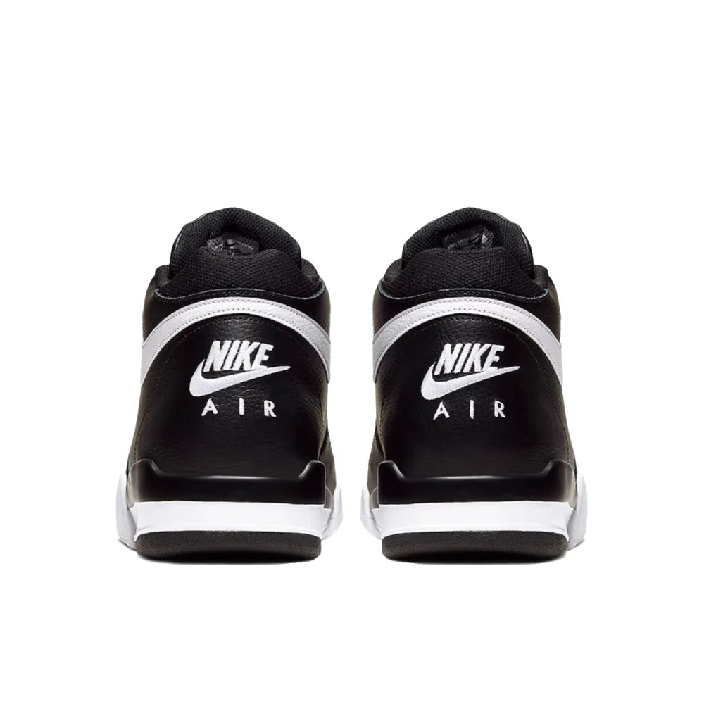 Sneakers da basket retrò Nike Flight Legacy Mid-Top da uomo, nero/bianco, BQ4212-002