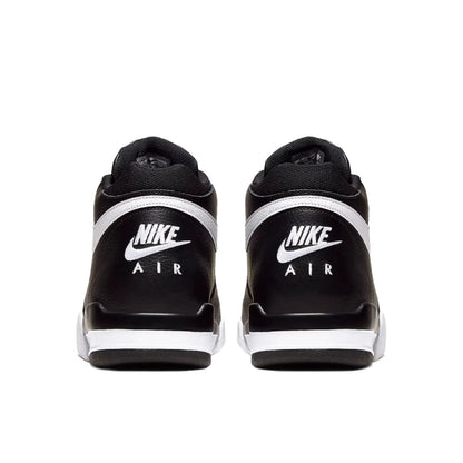 Sneakers da basket retrò Nike Flight Legacy Mid-Top da uomo, nero/bianco, BQ4212-002