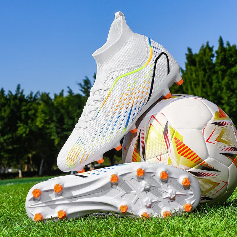 New Men Soccer Shoes Professiona Football Boot Turf Futsal Match Grass Unisex Outdoor Training Soccer Cleats Non-slip Breathable