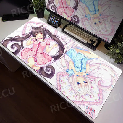Nekopara XXL Home HD Γραφείο υπολογιστή Ποντίκι Anime Μεγάλο μαξιλάρι ποντικιού Γραφείο Φορητός υπολογιστής Επιτραπέζιος υπολογιστής Αξεσουάρ παιχνιδιών Τεχνολογία