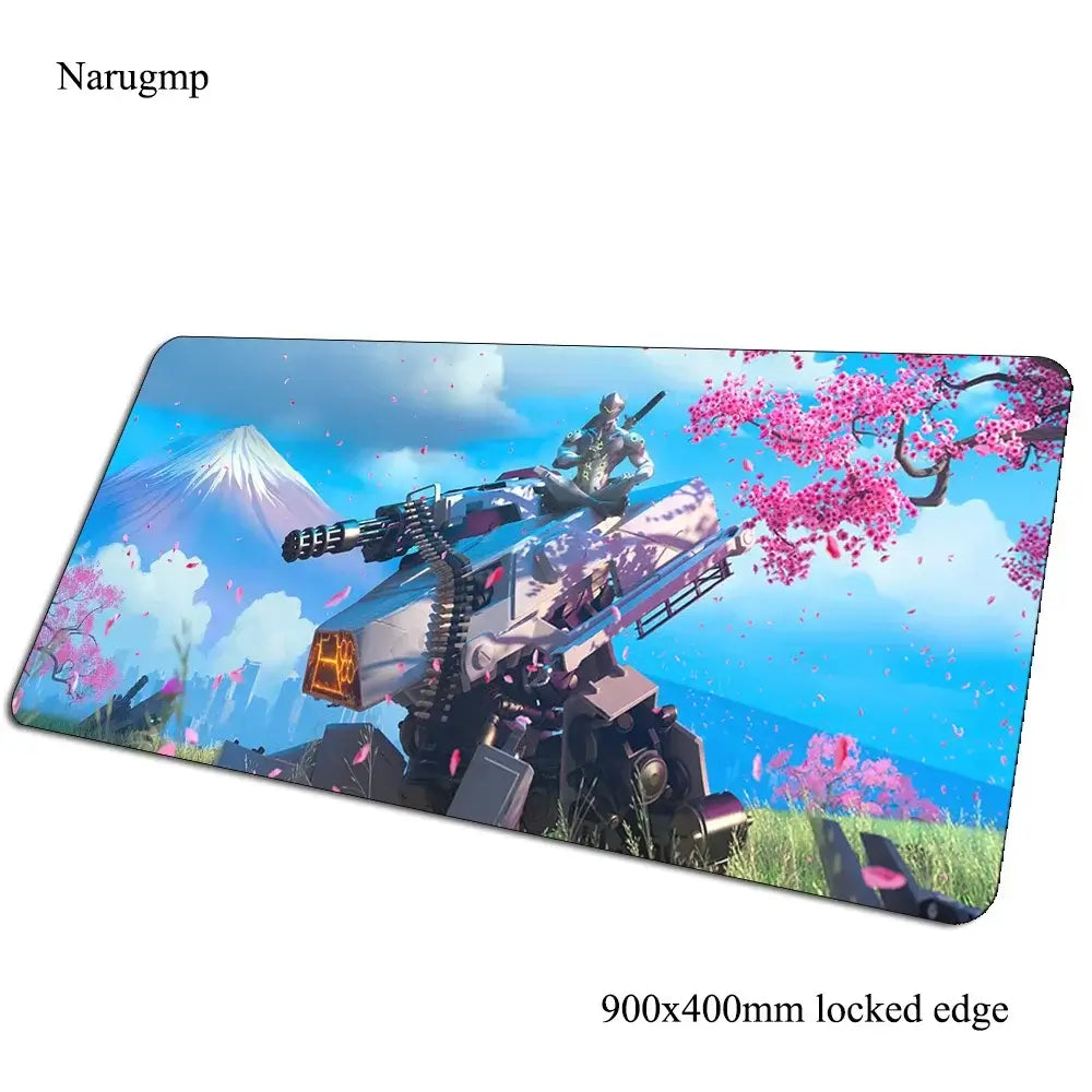 Overwatch pelės kilimėlis gimtadieniui, kompiuterio kilimėlis 900x400x3mm, didelis žaidimų pelės kilimėlis, dovana, kilimėlis pelei ir klaviatūrai, PC žaidėjo stalui