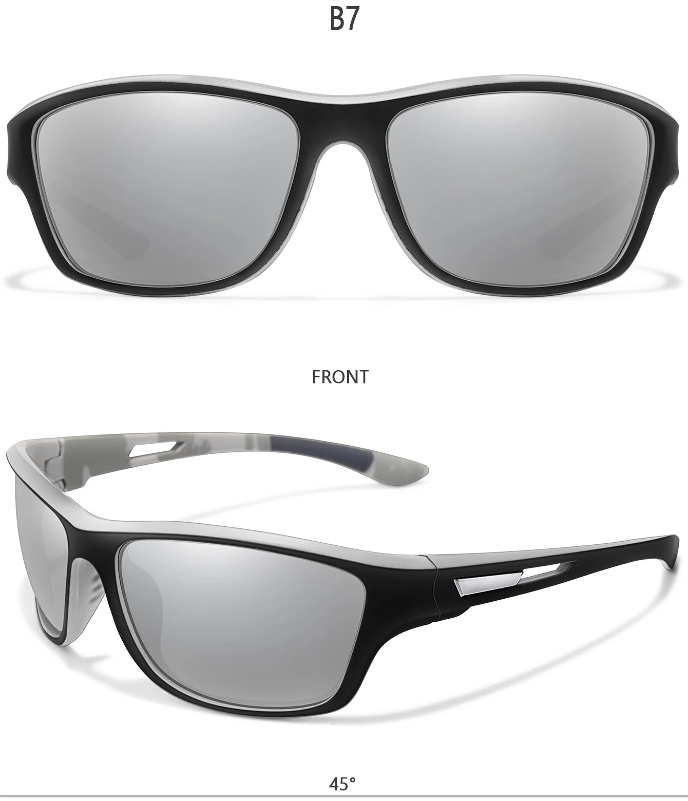 Men Women Polarized Cycling Sunglasses Outdoor Driving Hiking Eyewear Fishing Anti-glare UV400 Protection Sun Glasses