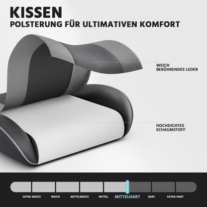 Ergonomic Gaming Chair with Lumbar Support, Adjustable Office Chair, Breathable PU Leather Computer Chair with Footrest & Reclining Backrest