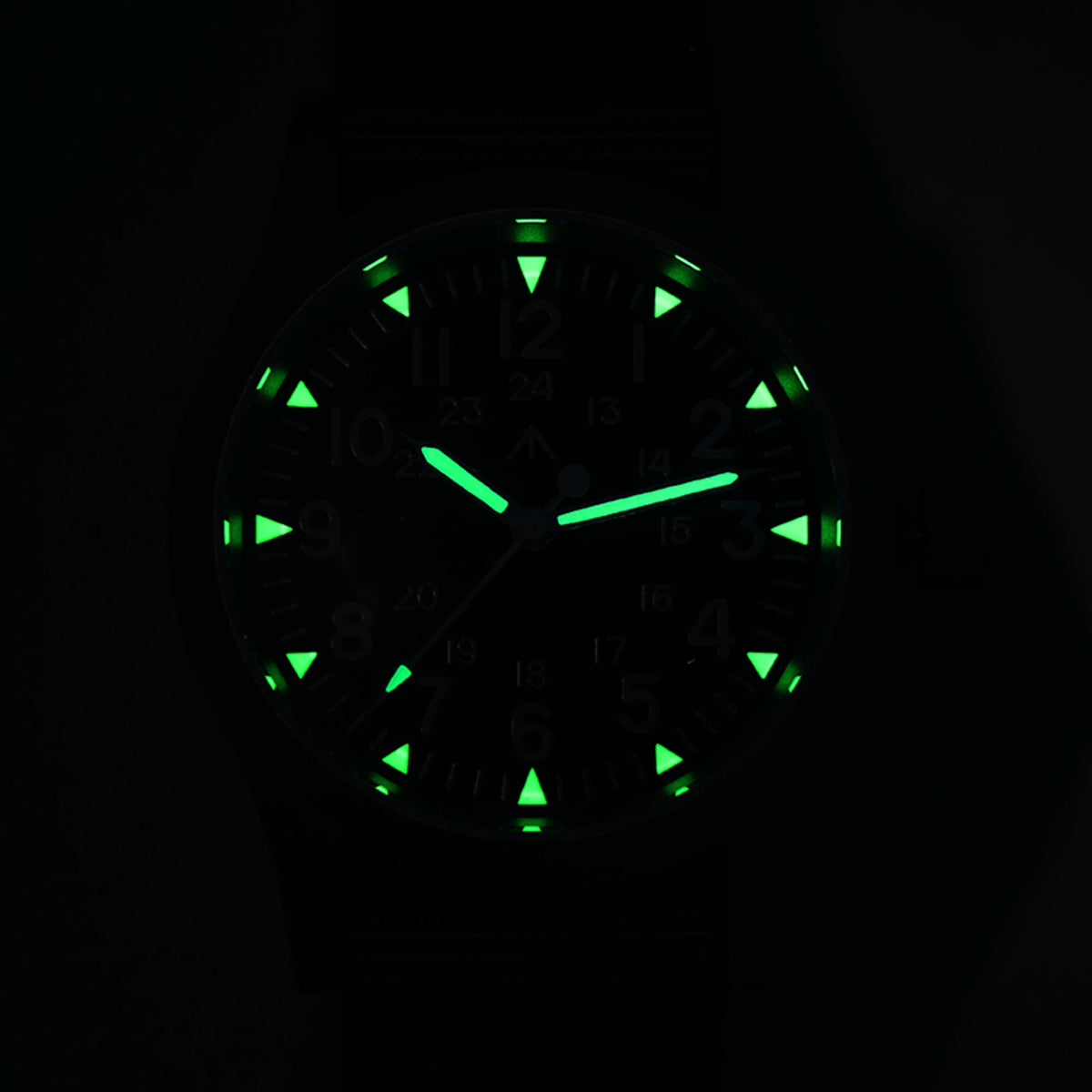 Militado ML05 38mm Vintage Watch VH31 Quartz Movement Field Watches Domed Sapphire Crystal With High Clear AR Coating Wristwatch