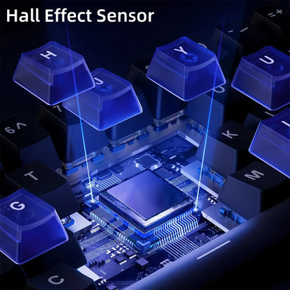 Teclado Gaming MCHOSE ACE 68 com Switches Magnéticos Hall Effect, Rapid Trigger, RGB Programável, 8K Hz, DKS/MT/TGL/RS/SOCD