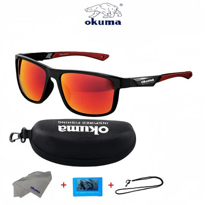 Okum fashion polarized glasses UV400, anti UV, anti glare, strong light, suitable for cycling, driving, fishing, etc