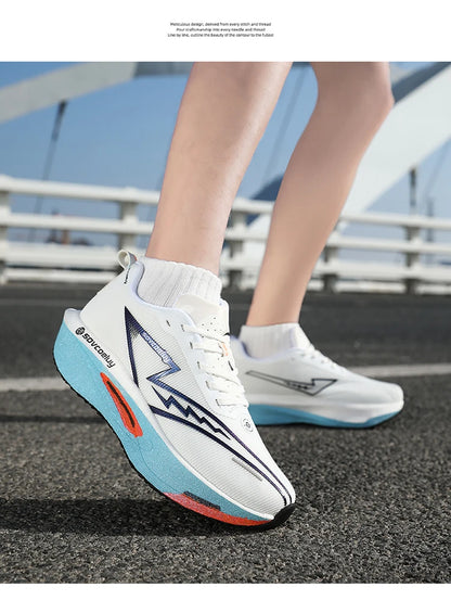 Running Shoes Carbon Plate Specialty Marathon Men's Sports Breathable Lightweight Women's Comfortable Athletic Non-slip Sneakers