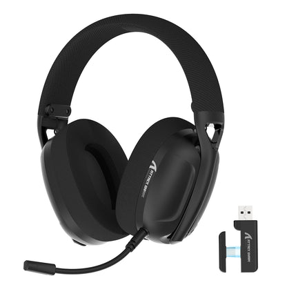 ATTACK SHARK L80 Ultra-Light 180g Gaming Headset – Tri-Mode Wireless (Bluetooth 5.3 / 2.4G / Wired), 5.1 Surround Sound, 40mm Drivers, Pluggable Mic