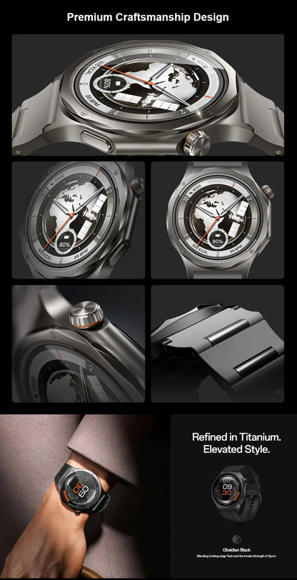 EU version OPPO watch X3 smartwatch Wear OS by Google Sleep 16-Day Battery Life SpO2 Blood Oxygen Monitoring IP69 Google Wallet