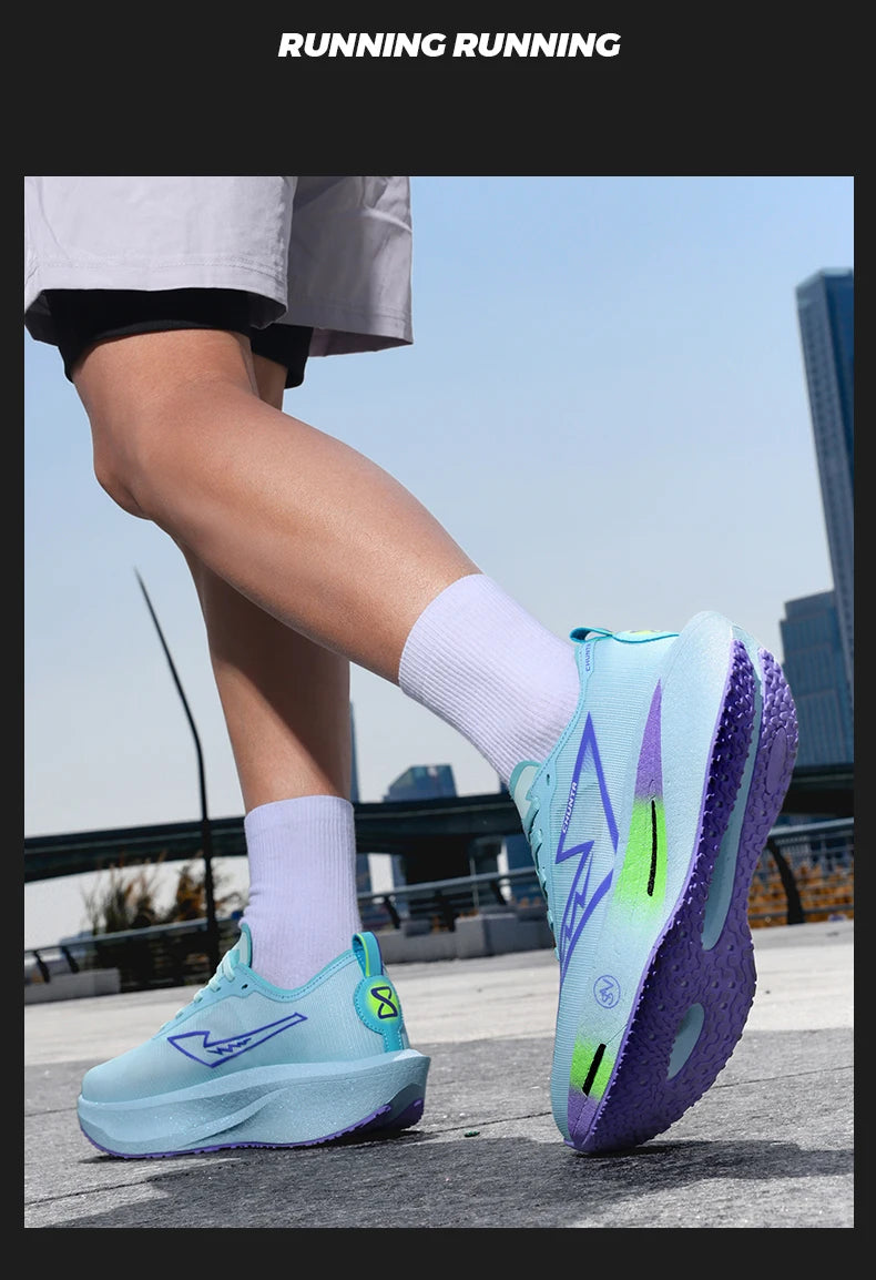 Men Sports Running Shoes Casual Marathon Breathable Lightweight Women's Comfortable Athletic Nonskid Walking Sneakers