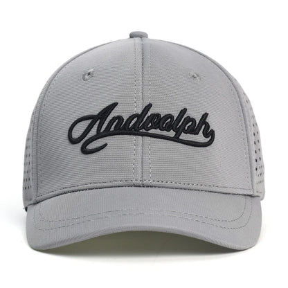 Hálós, rövid karimájú, hátul zárt baseball sapka férfiaknak és nőknek, lélegző, snapback sapka, testre szabott „dad hat”, állítható, egyszínű, trucker stílusú