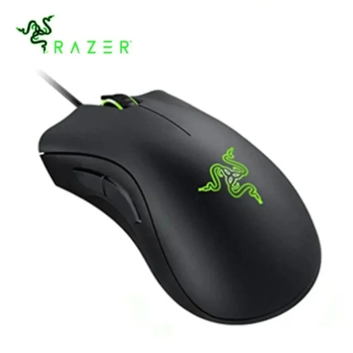 Razer DeathAdder Essential Wired Gaming Mouse, 6400 DPI Optical Gaming Mouse with 5 Programmable Buttons, Ergonomic USB Gaming Mouse for PC & Laptop