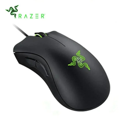 Razer DeathAdder Essential Wired Gaming Mouse, 6400 DPI Optical Gaming Mouse with 5 Programmable Buttons, Ergonomic USB Gaming Mouse for PC & Laptop