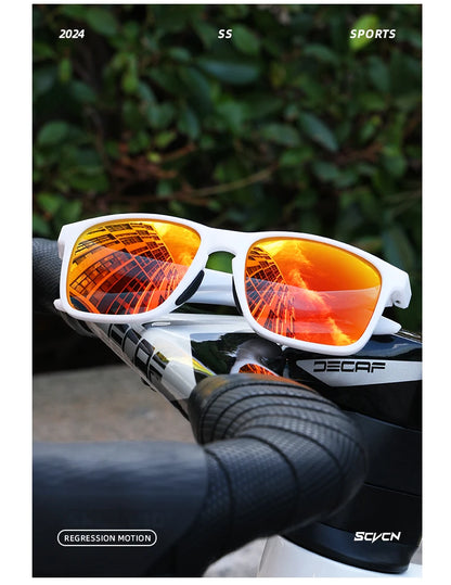 SCVCN Women's Sunglasses 2026 Polarized Men Camping Hiking Driving Glasses Sports UV400 Lenses Y2K Glasses Luxury Eyewear