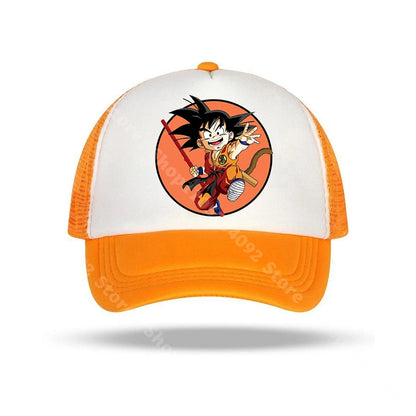 Dragon Ball baseball sapkák, anime karakterekkel nyomtatott napellenzős sapkák, gyerekeknek és felnőtteknek, nyári, lélegző, alkalmi sapkák, állítható csúcsú sapkák, ajándékok
