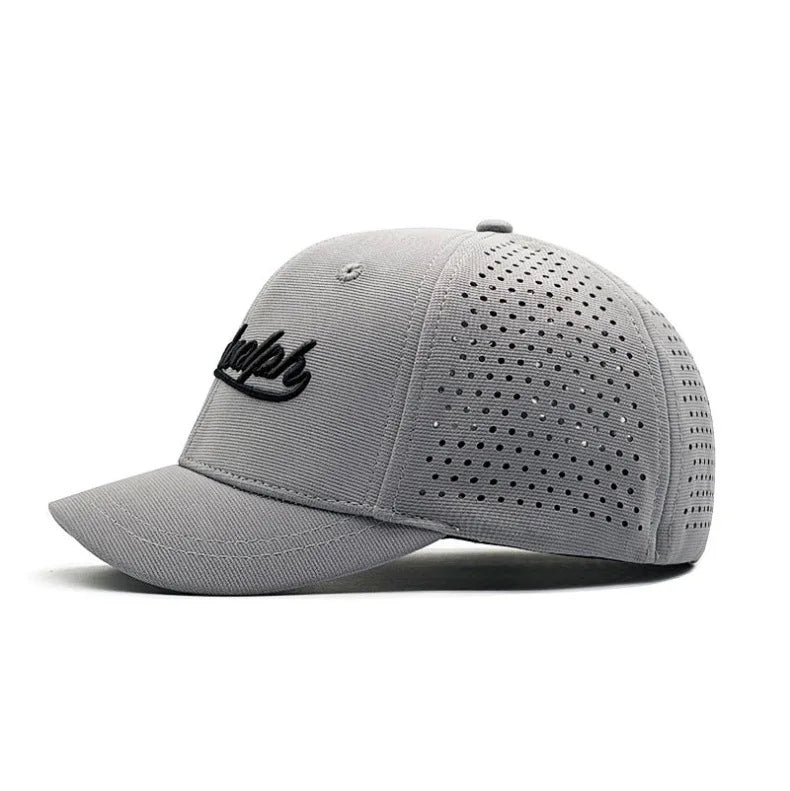 Nagy fejméretű, hátul zárt, 5 cm-es rövid karimájú baseball sapka férfiaknak, hálós, testre szabott sapkák, rugalmas, teljesen zárt sapkák, 56–60 cm, 61–65 cm