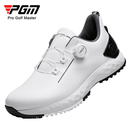 PGM golf-sneakers til herrer – komfortabel støddæmpning, drejeknap-snørebånd, vandtætte og skridsikre, med højdeøgning XZ408