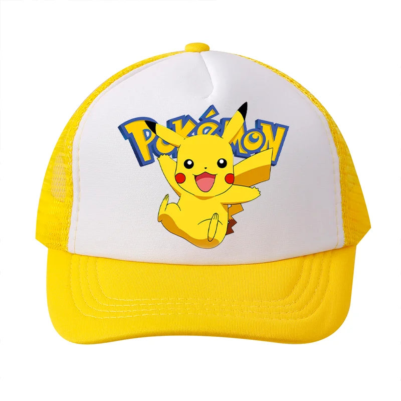 Pokémon baseball sapka Pikachu Charizard Gengar anime csúcsos sapka gyerek felnőtt nyári szabadtéri sport sapkák fiú alkalmi divat sapka ajándék