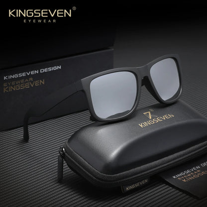 KINGSEVEN Fashion Square Polarized Men and Women Sunglasses Driving Outdoor Travel Glasses UV400