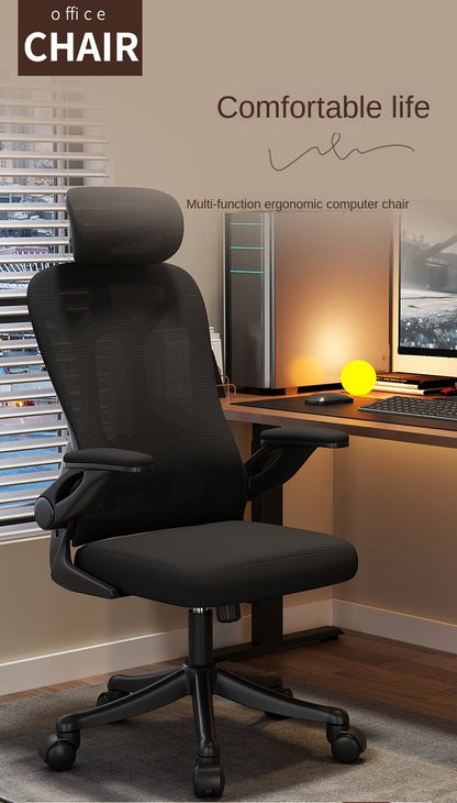 Chaise de bureau UVR réglable, pivotante, en maille, pour ordinateur, design ergonomique, inclinable, pour la maison, pour le chef, pour le jeu