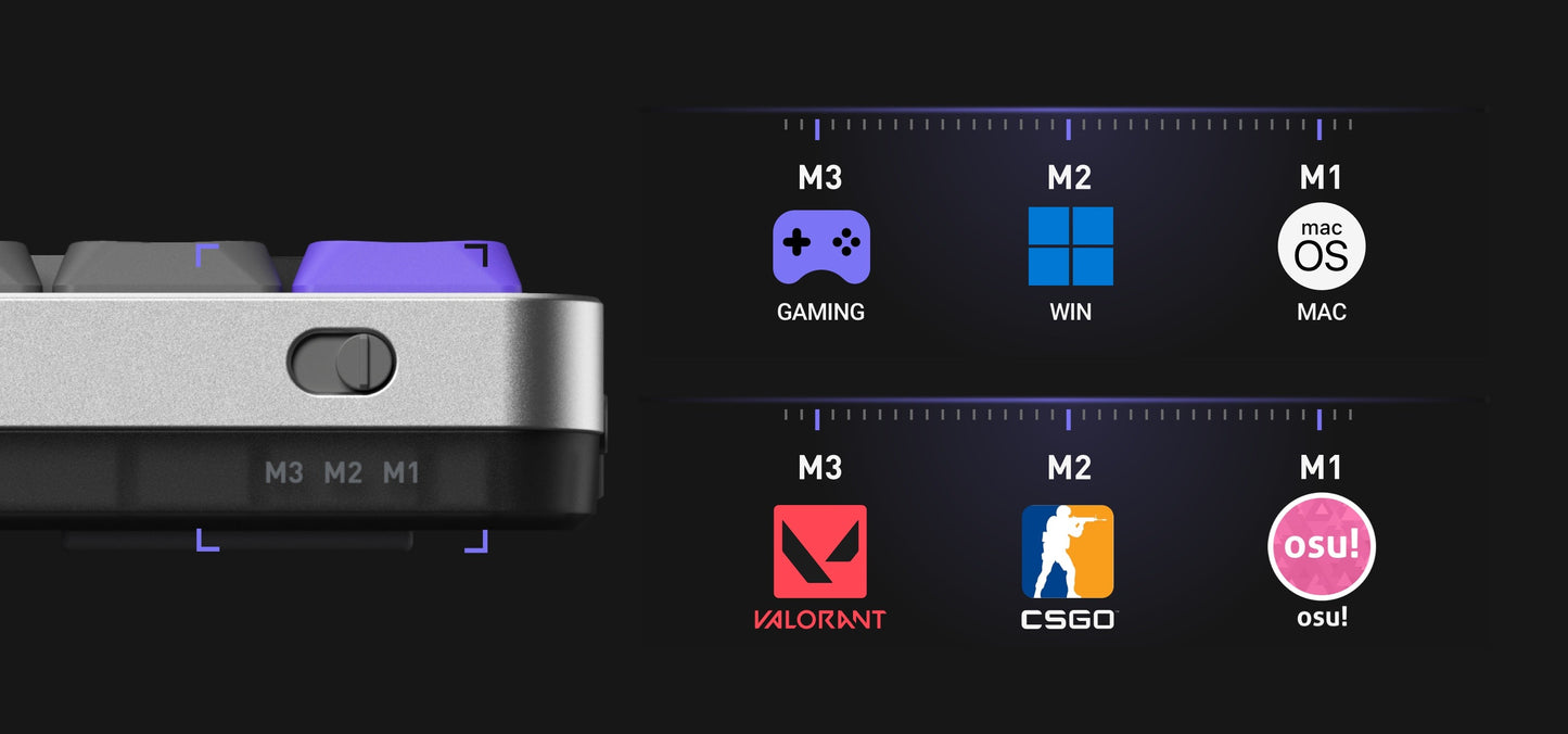 NuPhy Air75 HE Magnetic Switch Gaming Keyboard